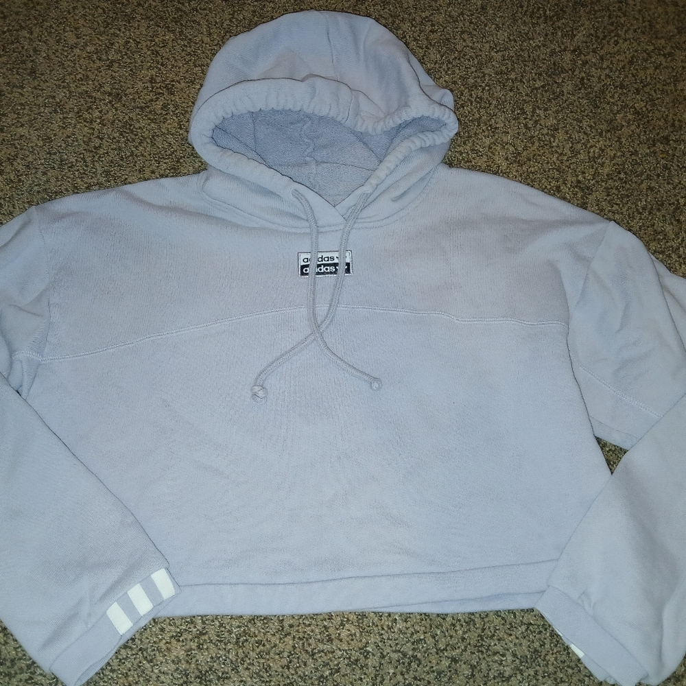 Women's Adidas cropped hoodie